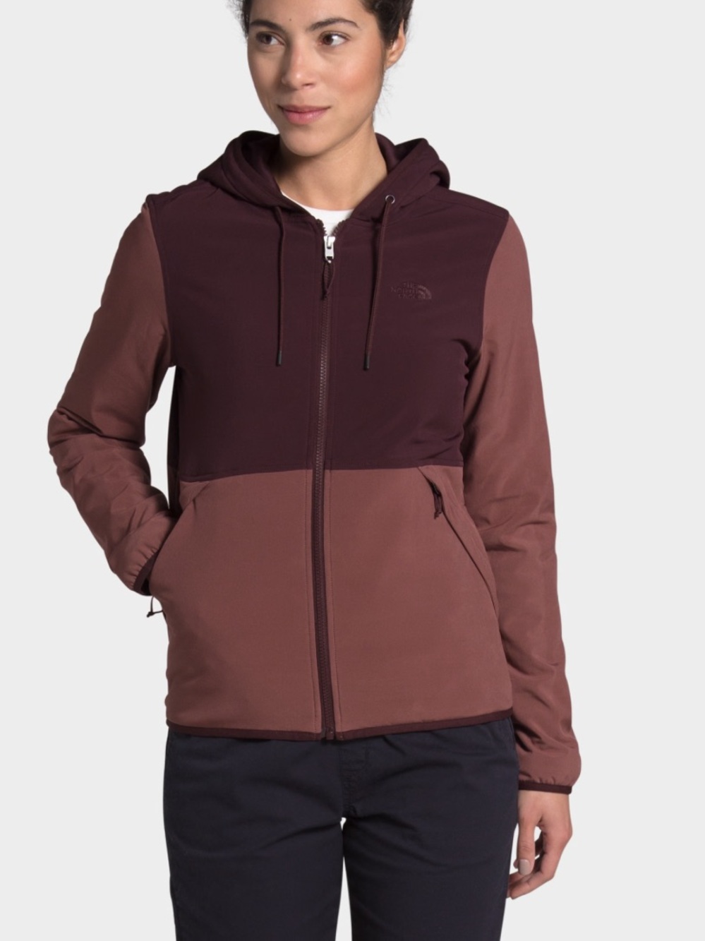 The North Face Women’s Mountain Zip Hoodie - Plum & Mauve